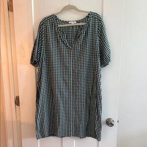 Green Checkered Dress